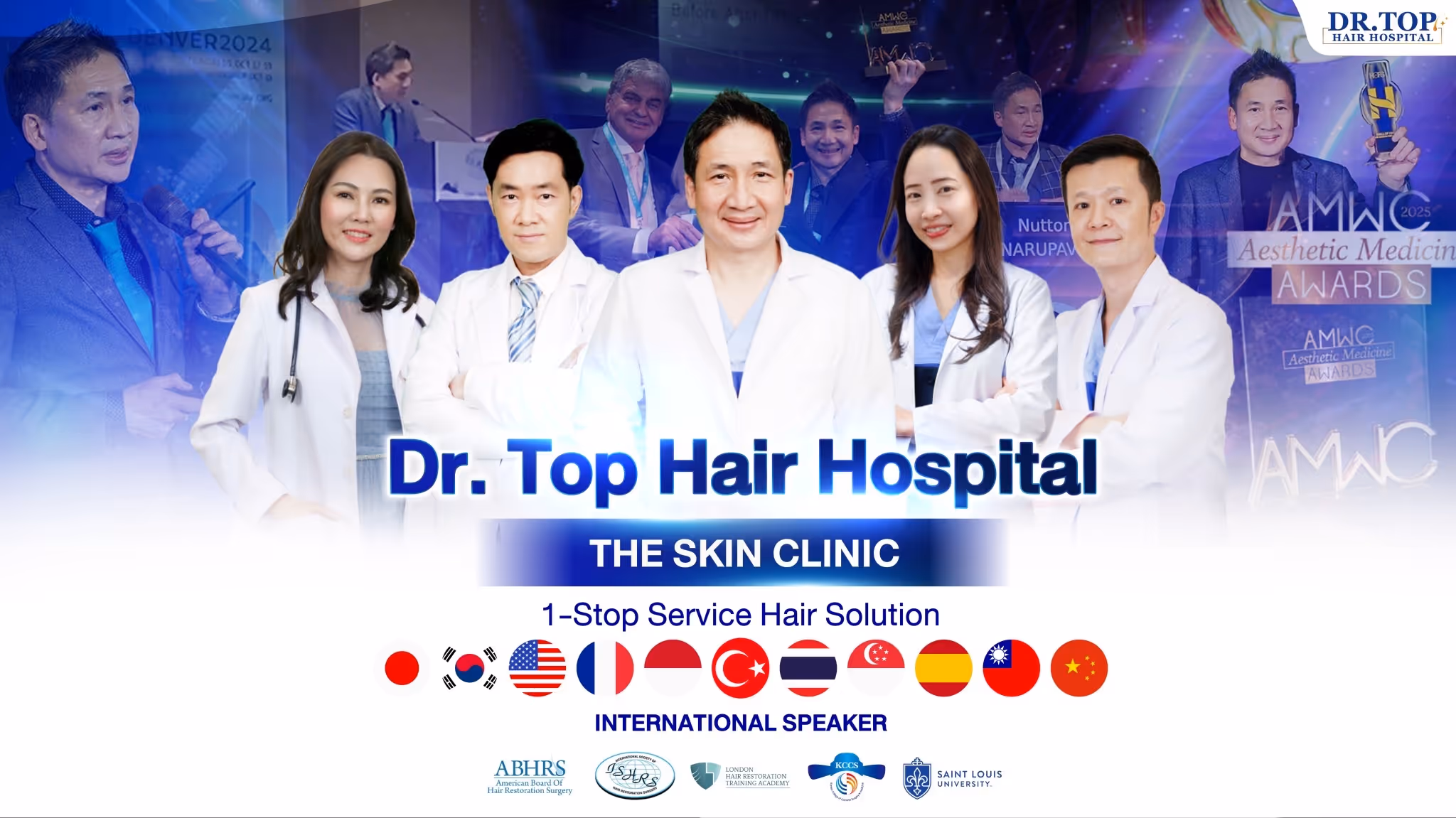 Hết vấn đề rụng tóc tóc thưa hói đầu điều trị được tại Dr.Top Hair Hospital by The Skin Clinic